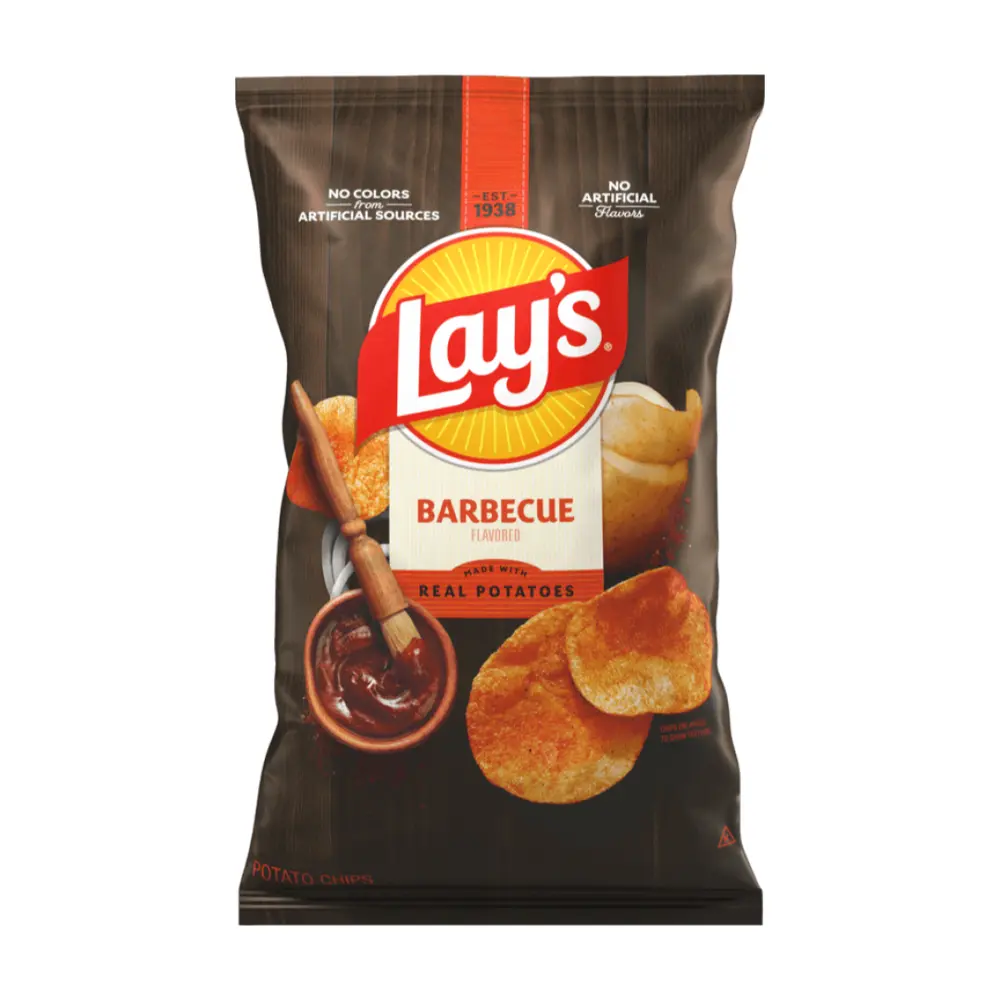 Khoai Tây Chiên Vị BBQ, Potato Chips, Barbecue, 6.5 oz (184.2g) - LAY'S